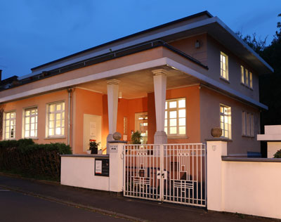 Casa Vitalis bei Nacht